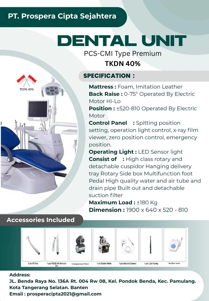 PCS Dental Chair Unit & Diagnostic System